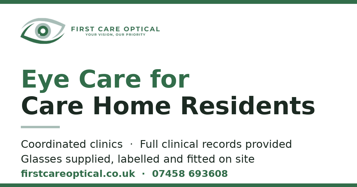 Eye care services for care home residents across the Midlands